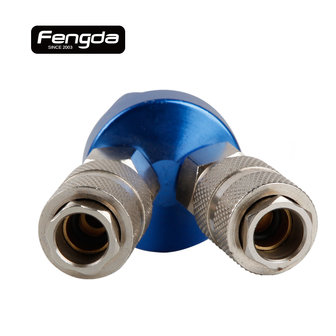 2-Way Air Quick Release Manifold Coupler