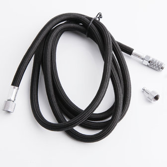 Airbrush hose black with quick coupling Fengda BD-30  3m - G1/8-G1/8