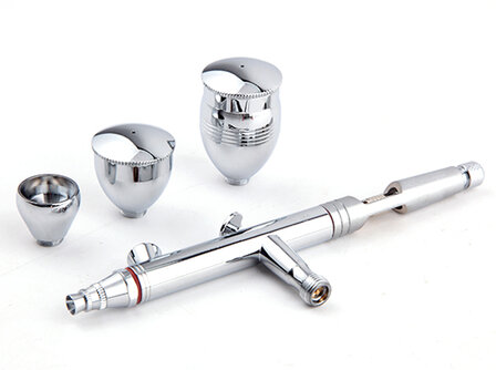 Airbrush pistoolset Fengda FE-183K met 0,3-0,5-0,8 mm nozzle