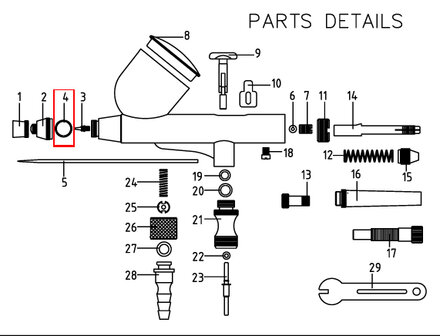 O-Ringe  f&uuml;r D&uuml;senkappe(130X) 