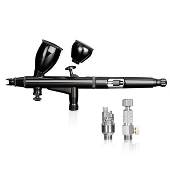 Airgoo Hoogwaardig &amp; Luxe Dubbele actie &amp; Zwaartekrachttype Airbrush AG-103 voor Airbrush Master