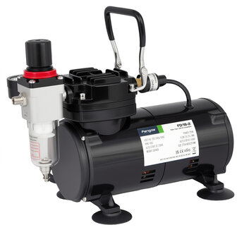 Mini airbrush compressor Fengda AS18-2(Zwart)