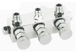 Splitter voor 3 slangen Fengda BD-13-3