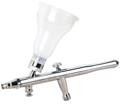 Luxury All-Purpose Precision Dual-Action Gravity Feed Airbrush with 0.5 mm Nozzle &amp; 4 Chamber Cup