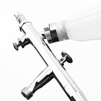 Luxury All-Purpose Precision Dual-Action Gravity Feed Airbrush with 0.5 mm Nozzle &amp; 4 Chamber Cup