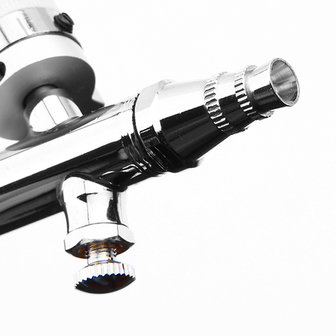 Luxury All-Purpose Precision Dual-Action Gravity Feed Airbrush with 0.5 mm Nozzle &amp; 4 Chamber Cup