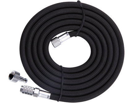 Airbrush hose black with quick coupling Fengda BD-30  5m - G1/8-G1/8