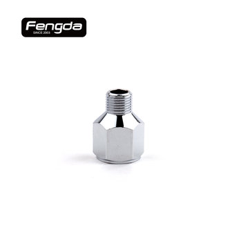 Airbrush reducer / fitter Fengda BD-A4: internal thread 1/4 - male thread G1/8