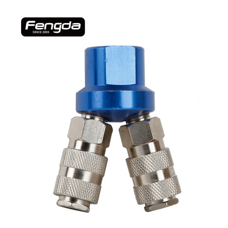 2-Way Air Quick Release Manifold Coupler