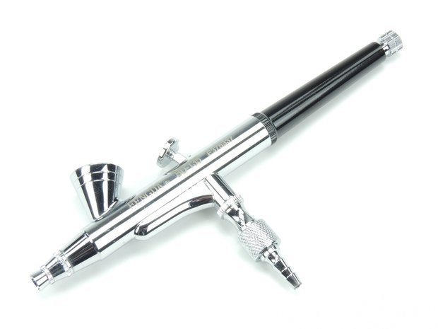 Airbrush gun Fengda BD-135K with 0,2 - 0,3 en 0,5mm needle/nozzle and airhose