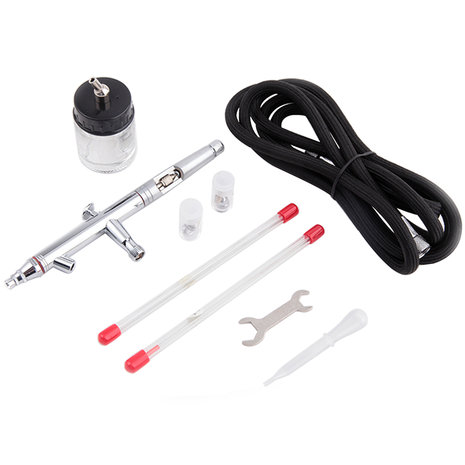 Airbrush gun set Fengda BD-182K with 0,3-0,5-0,8 mm nozzle