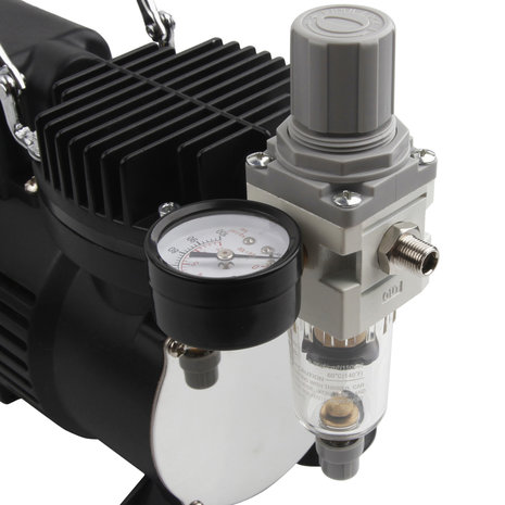 Airgoo Premie Aibrush-compressor met dubbele koelventilatoren AG-320