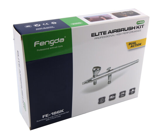  Airbrush gun Fengda BD-186K with 0,2mm and 0,3 mm nozzle