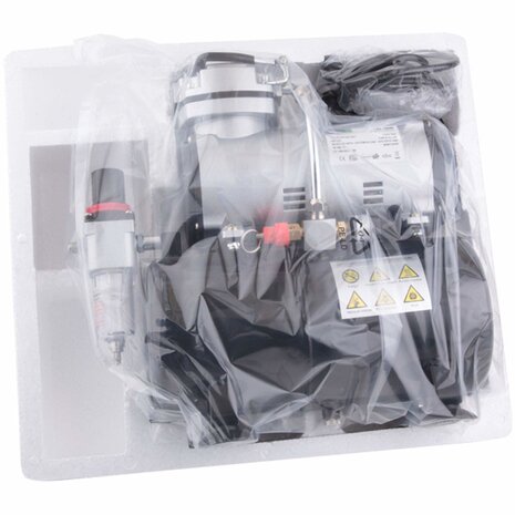 Airbrush mini compressor met luchttank Fengda AS-186(FD-186)