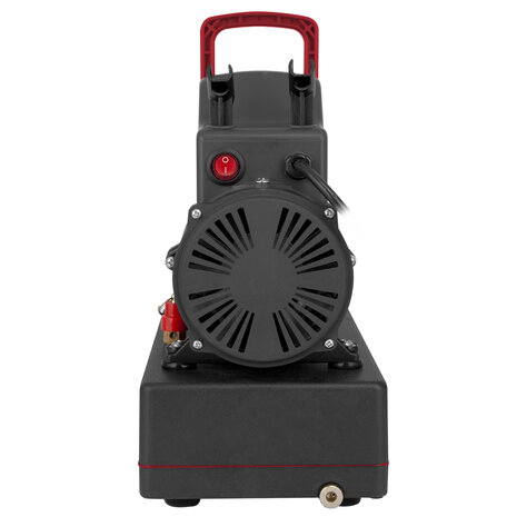 Airgoo Premie Aibrush-compressor met supermacht dubbele koelventilatoren AG-436 & Corrosiebestendige aluminium luchttank (2,5 l)