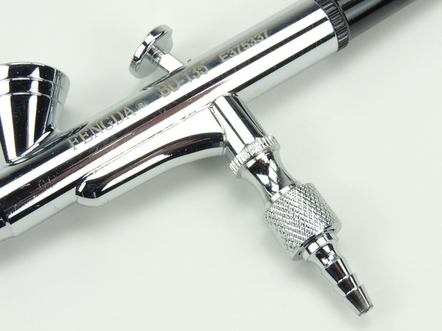 Nail-art airbrushes Fengda BD-831 met compressor en BD-135 0,2mm airbrush pistool