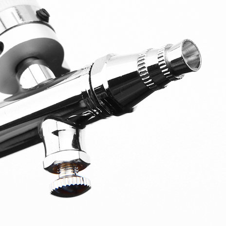 Luxury All-Purpose Precision Dual-Action Gravity Feed Airbrush with 0.5 mm Nozzle & 4 Chamber Cup