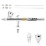 Airgoo-Premium-Double-Action-Airbrush-AG-D1-(Phantom)-met-nieuw-zelfcentrerend-mondstukontwerp;-geschikt-voor-modelbouw-taartdecoratie-hobby-automotive-en-hoogwaardig-airbrushen