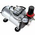 ABPST05 Timbertech Airbrush Set mit Kompressor und Double Action Airbrush Pistole und Zubehör_